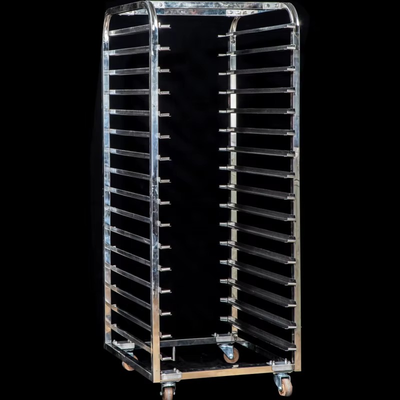 Kitchen Baking Trolley - キッチン用品 20段 ステンレス製シートパンラック ベーキングトレイラック トロリーラック ベーカリーカート