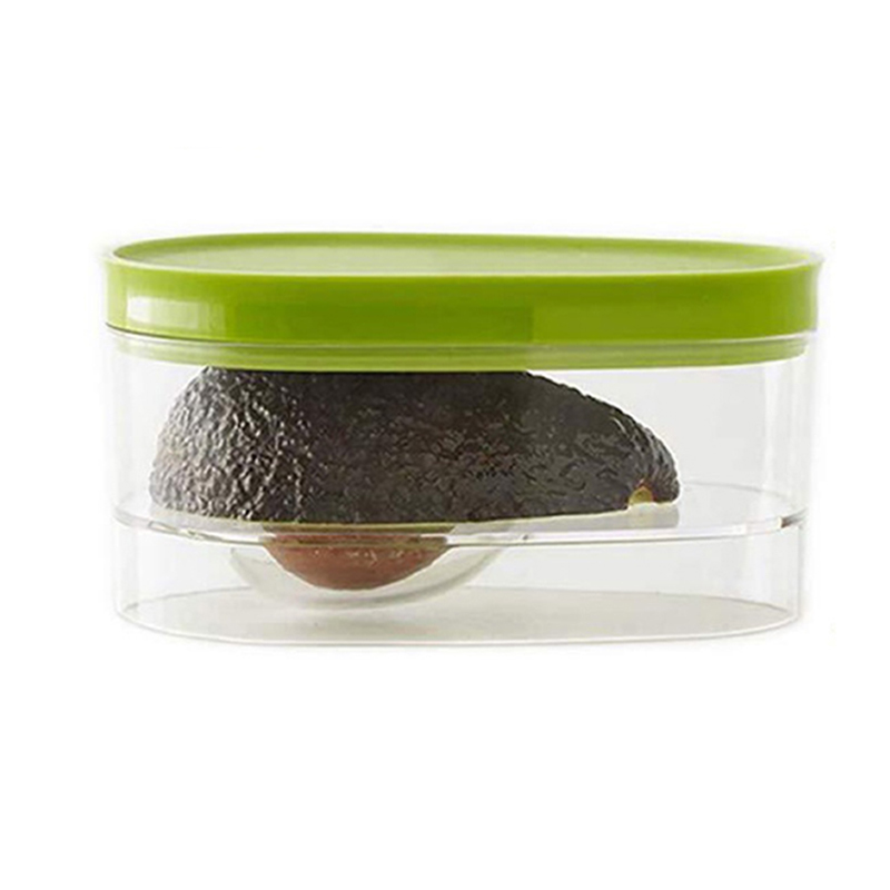 Kitchen Zo - アボカド食品保存ボックス省スペースプラスチックフルーツコンテナ家庭用ツールキッチンクリスパー野菜オーガナイザーバッグ