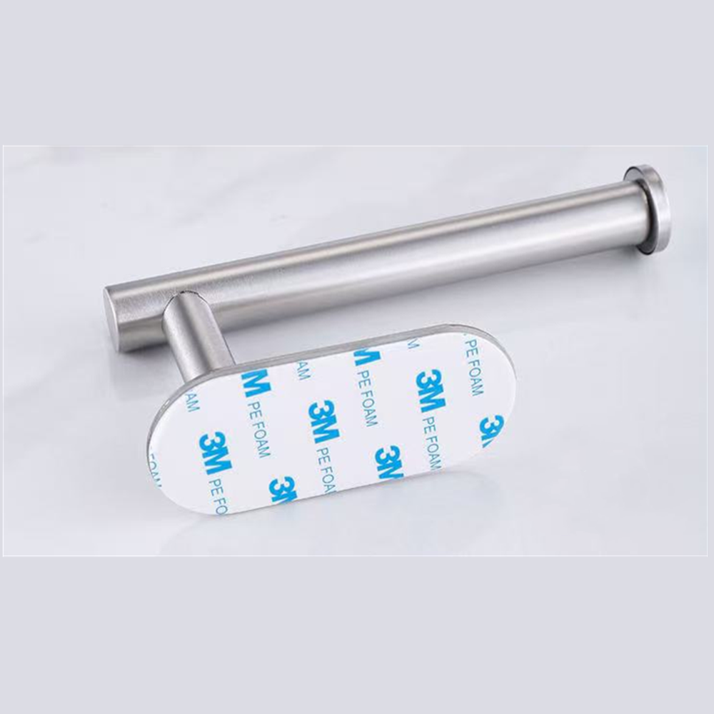 Kitchen Baking Paper Holder - 自己粘着トイレットペーパーホルダー浴室ステンレスタオルホルダートイレパンチフリーロールペーパーホルダーキッチンフック収納ホルダー