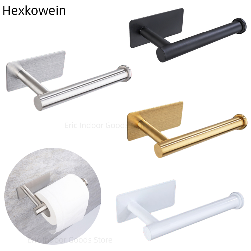 Kitchen Baking Paper Holder - 粘着トイレットペーパーホルダーオーガナイザーパンチフリーティッシュディスペンサー壁掛け収納キッチンバスルームドリルなし