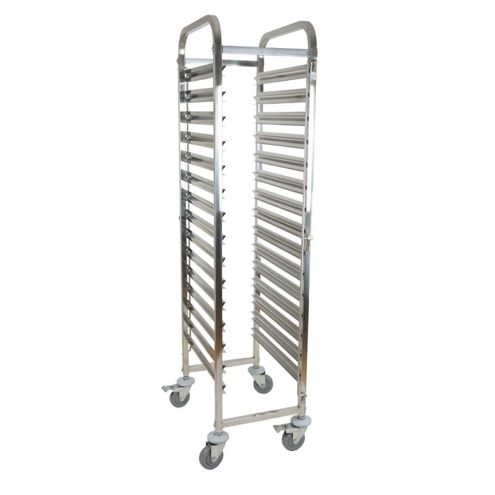 Kitchen Baking Trolley - キッチン用品 ステンレス製ラックトレイ台車（ホイール付き）/ベーキングトレイ台車