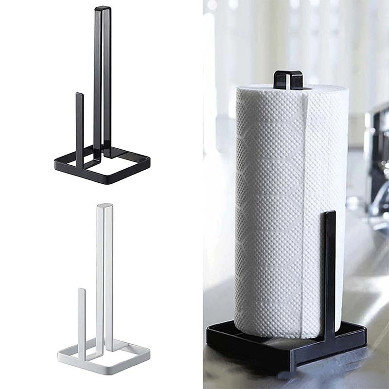 Kitchen Baking Paper Holder - キッチンポータブルツールロールペーパータオルホルダーバスルームティッシュスタンドシルバーナプキンラック家庭用収納小物アクセサリー用品