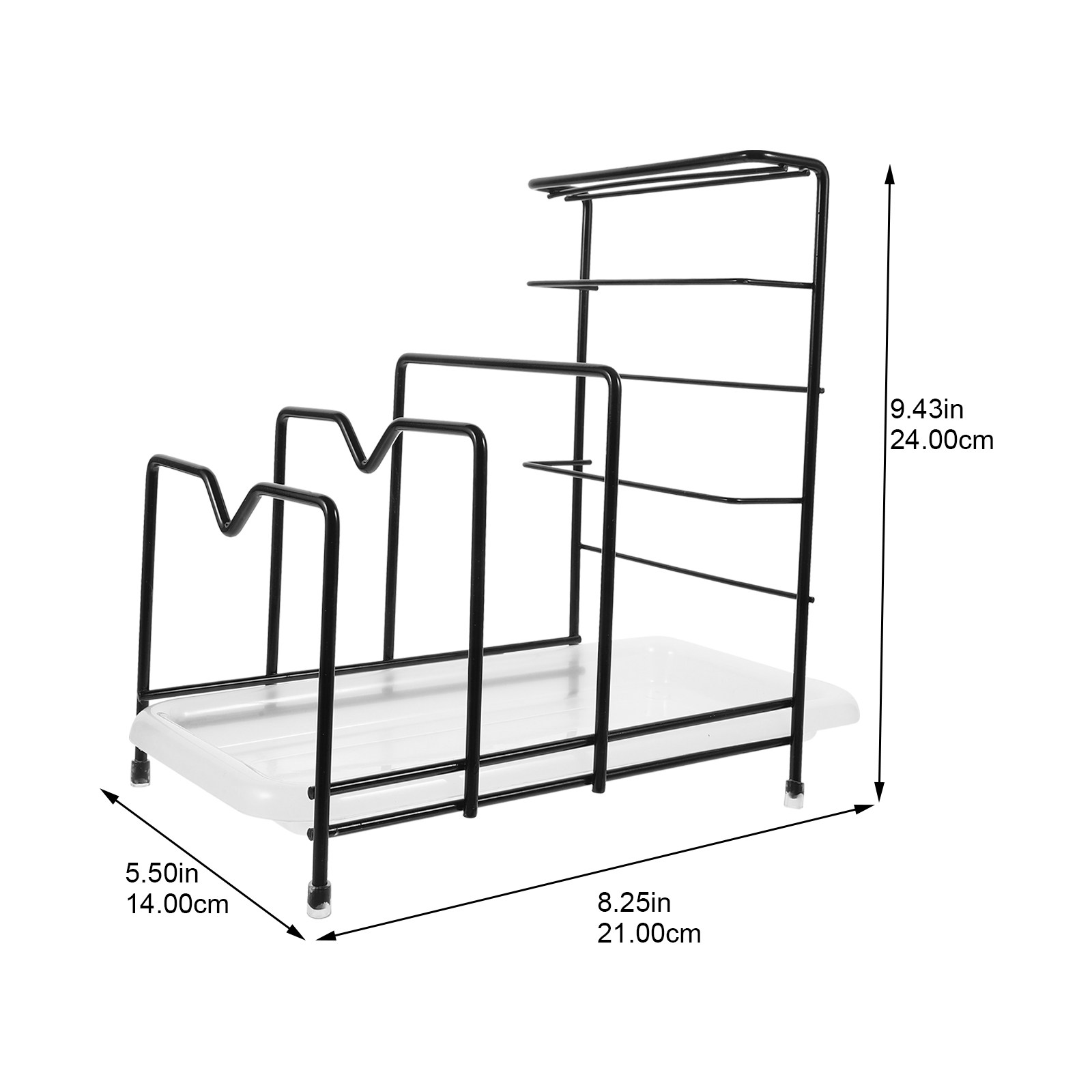 鍋蓋収納オーガナイザー、まな板スタンド、キッチンキャビネット - Kitchen Cabinet Baking Sheet Organizer のレビューと価格