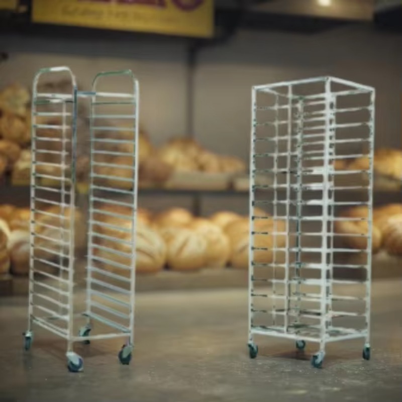ベーカリー、ホテル用品、棚、キッチン、60x40オーブントレ - Kitchen Baking Trolley のレビューと価格