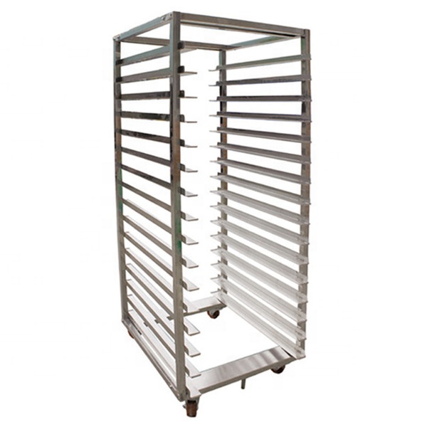 カスタムサイズ201/304ステンレス鋼回転式ベーカリートロ - Kitchen Baking Trolley のレビューと価格