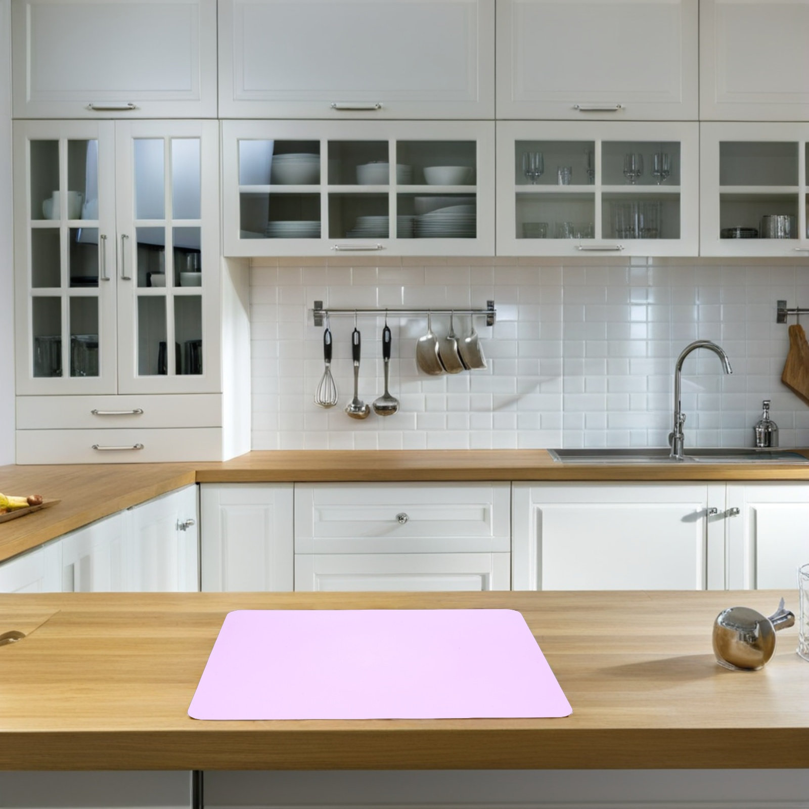 シリコン製カウンタートップ保護マット2枚セット。耐熱性があり - Kitchen Baking Counter のレビューと価格