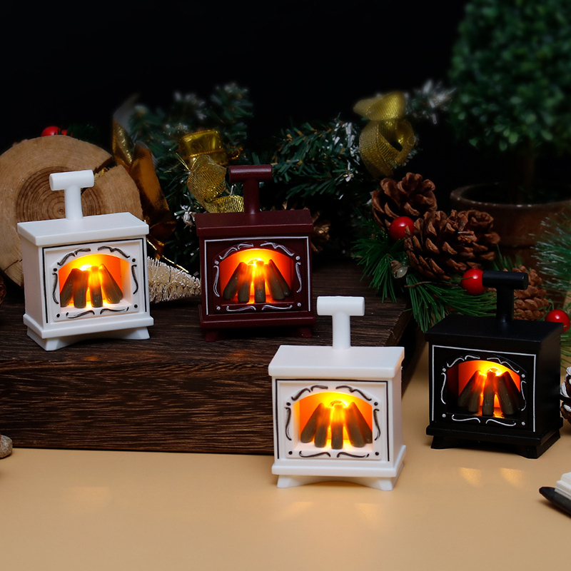 ドールハウスミニチュア暖炉光るストーブモデルハウス家具キッチ - Kitchen Uncle のレビューと価格