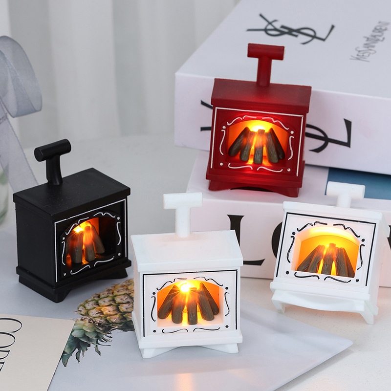 ドールハウスミニチュア暖炉光るストーブモデルハウス家具キッチ - Kitchen Uncle のレビューと価格