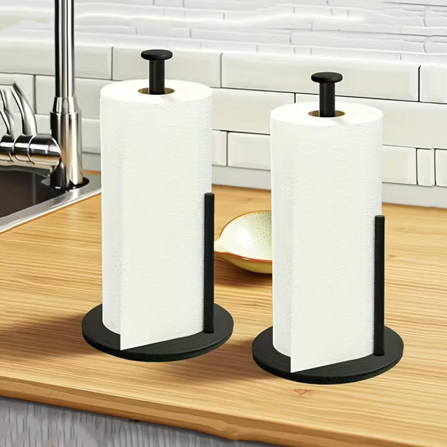 ステンレス製キッチンロールホルダー、重みのあるベース付き - - Kitchen Baking Paper Holder のレビューと価格