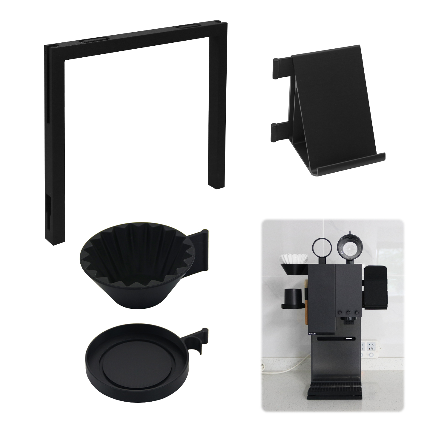 収納ラック xBloom スタジオコーヒーマシン用多目的コー - Kitchen Uncle のレビューと価格