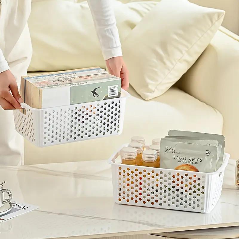 大容量のプラスチック製収納ボックスで、オープンなグリッドデザ - Kitchen Zo のレビューと価格