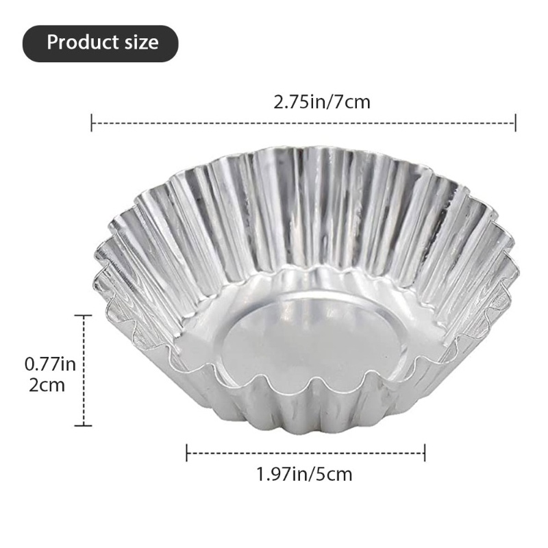 30個入りエッグタルト型 ミニアルミケーキマフィン型 ノンス - Muffin Tin Nonstick のレビューと価格