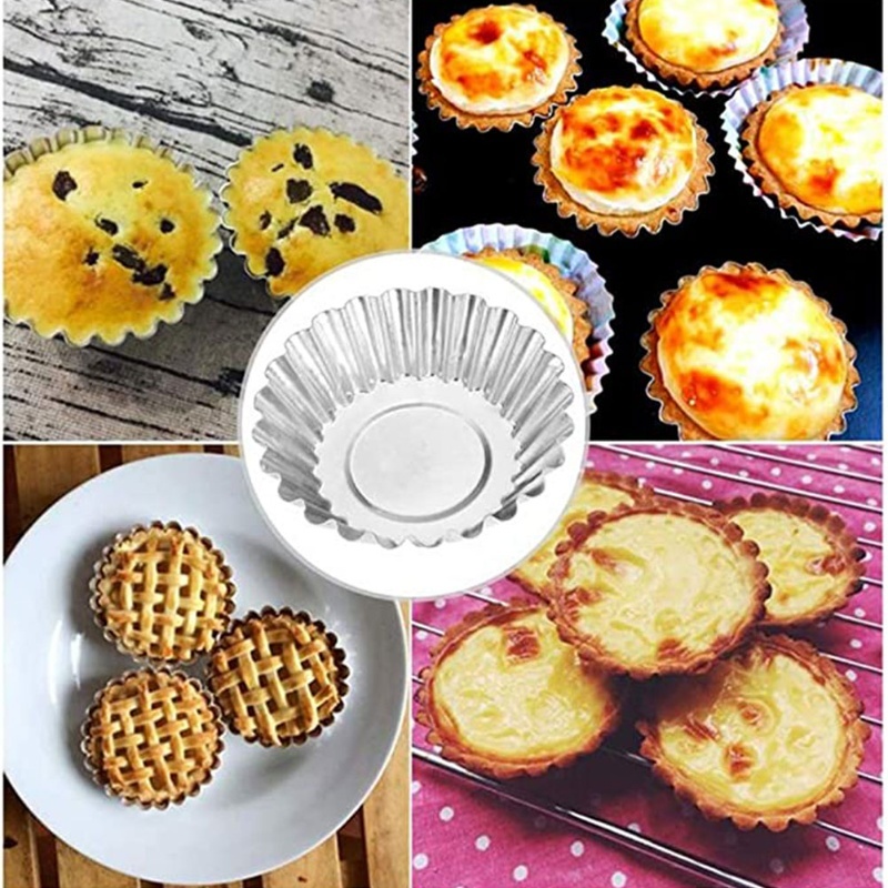 30個入りエッグタルト型 ミニアルミケーキマフィン型 ノンス - Muffin Tin Nonstick のレビューと価格