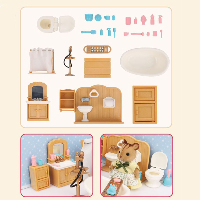ドールハウスミニチュアギフトボックスパッケージ、家具セット、 - Kitchen Uncle のレビューと価格