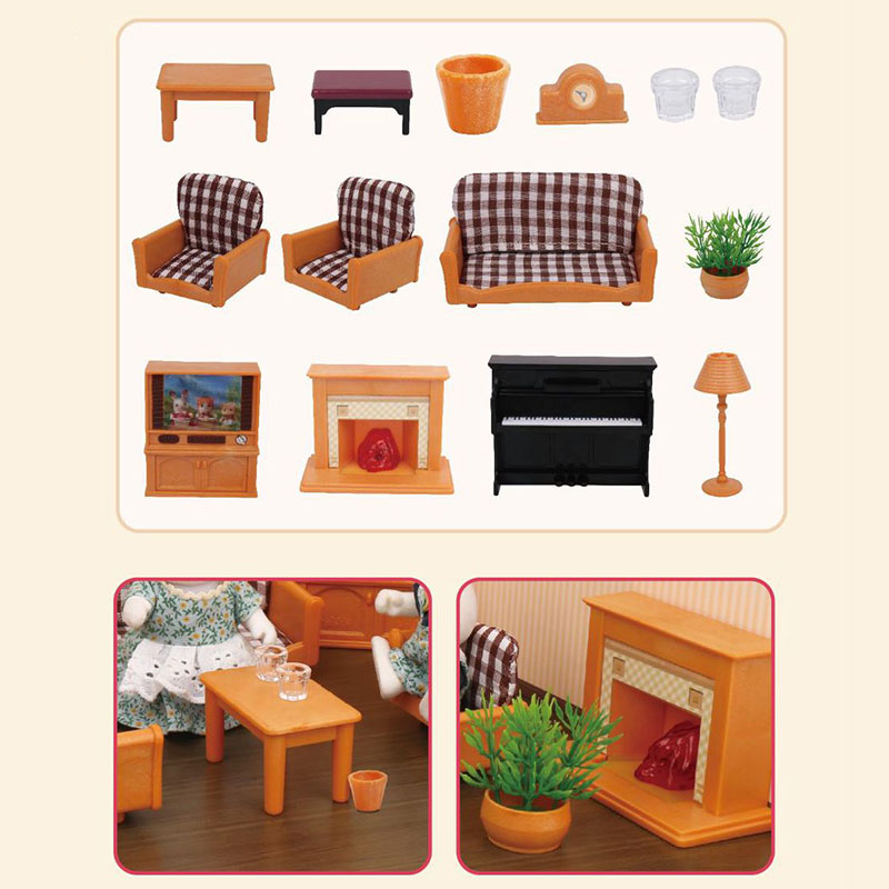 ドールハウスミニチュアギフトボックスパッケージ、家具セット、 - Kitchen Uncle のレビューと価格