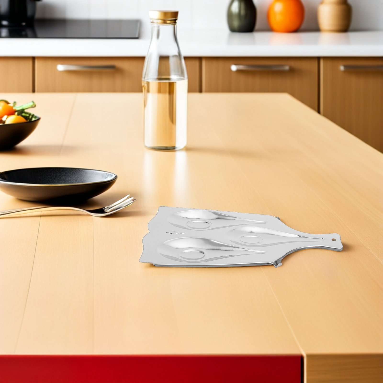 ステンレス製3段スプーンレスト、キッチンカウンター用調理器具 - Kitchen Baking Appliances のレビューと価格