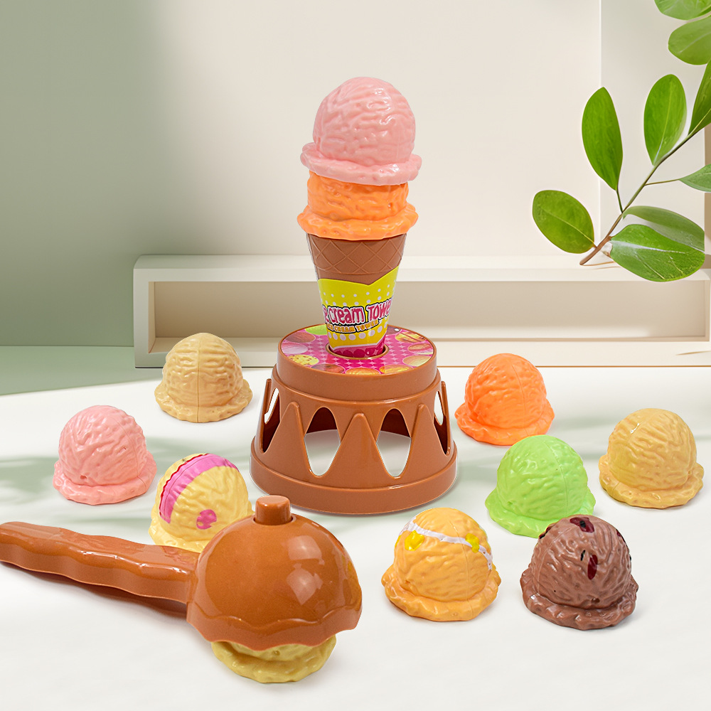 シミュレーションフードキッチンおもちゃ アイスクリーム積み重 - Kitchen Up のレビューと価格