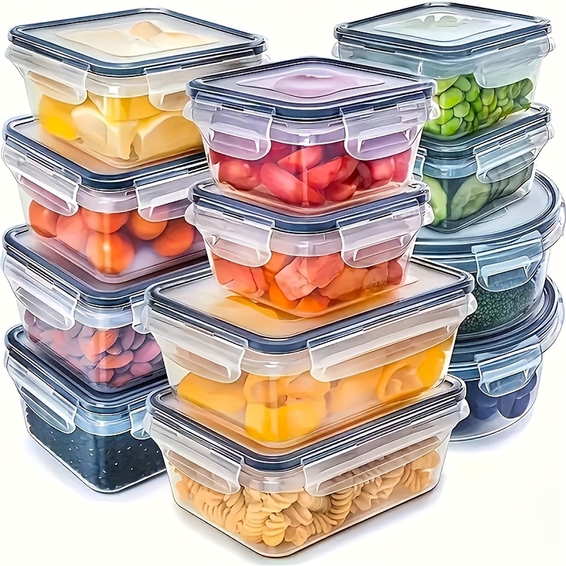 8個セットには、4つの容器と4つの蓋が含まれています。気密食 - Kitchen Zo のレビューと価格