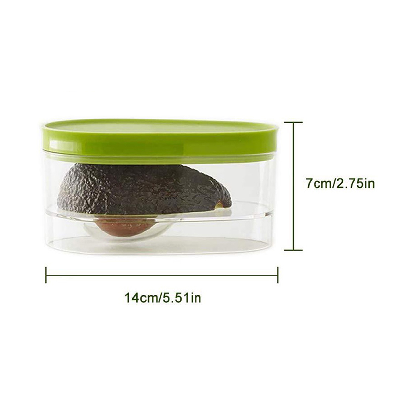 アボカド食品保存ボックス省スペースプラスチックフルーツコンテ - Kitchen Zo のレビューと価格