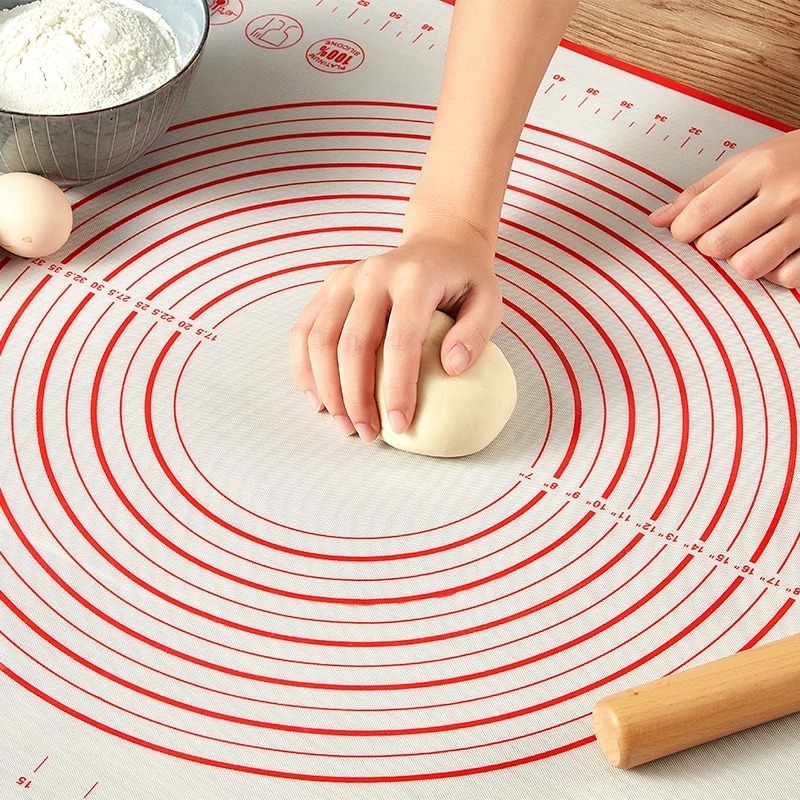 滑り止めシリコン製ペストリーキッチンマット特大ベーキングマッ - Kitchen Baking Counter のレビューと価格