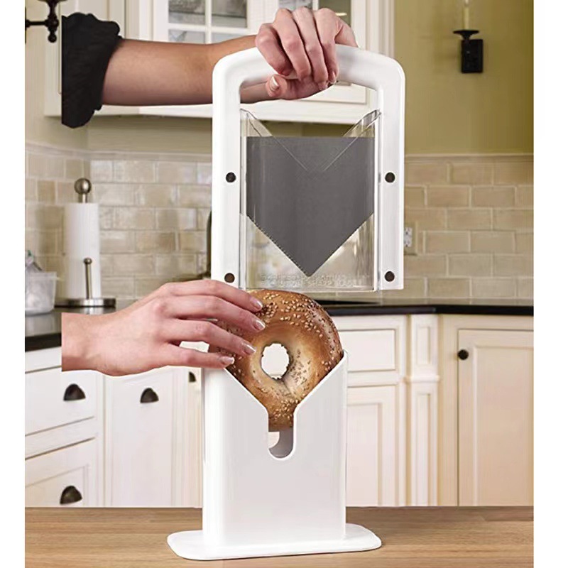 ベーグルパンスライサー ガイドカッターホルダー キッチンベー - Kitchen Baking Counter のレビューと価格