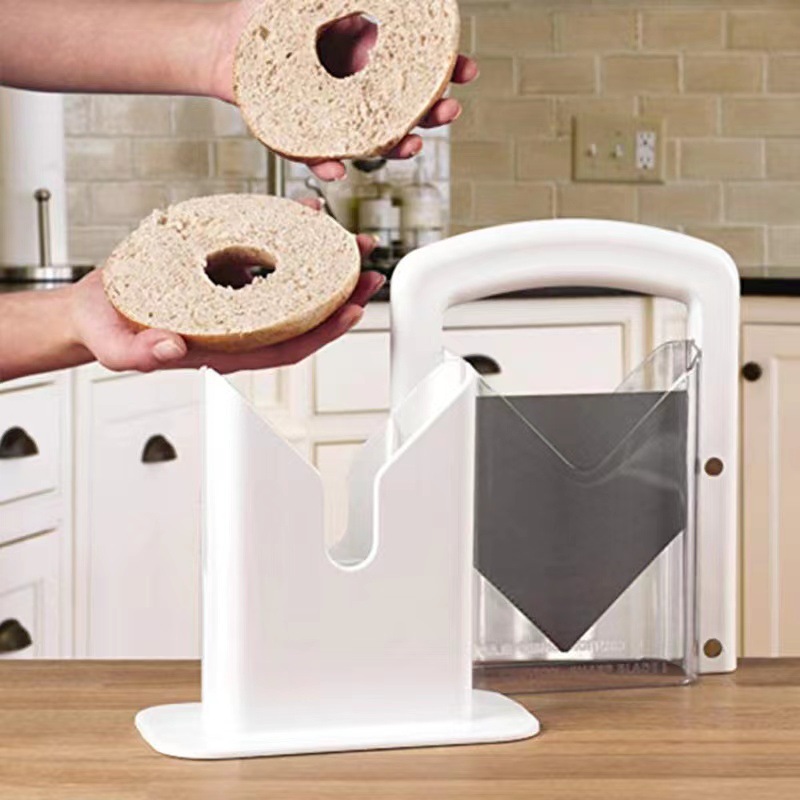 ベーグルパンスライサー ガイドカッターホルダー キッチンベー - Kitchen Baking Counter のレビューと価格