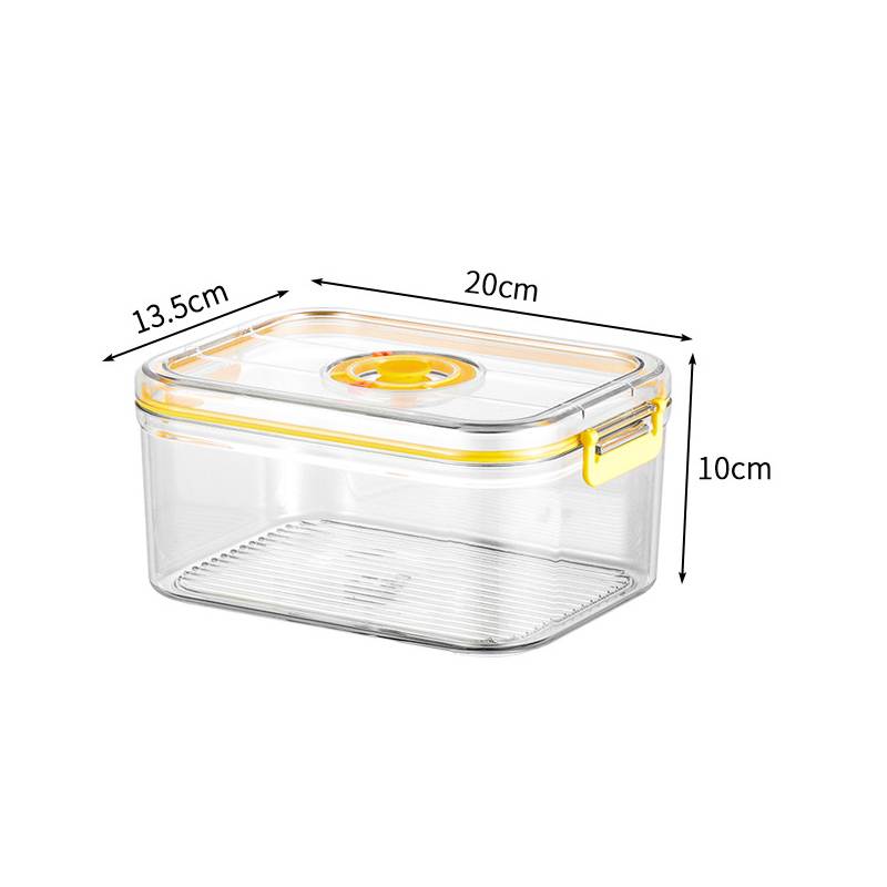 真空鮮度保持ボックス冷蔵庫密閉キャニスターウォーマー透明食品 - Kitchen Zo のレビューと価格