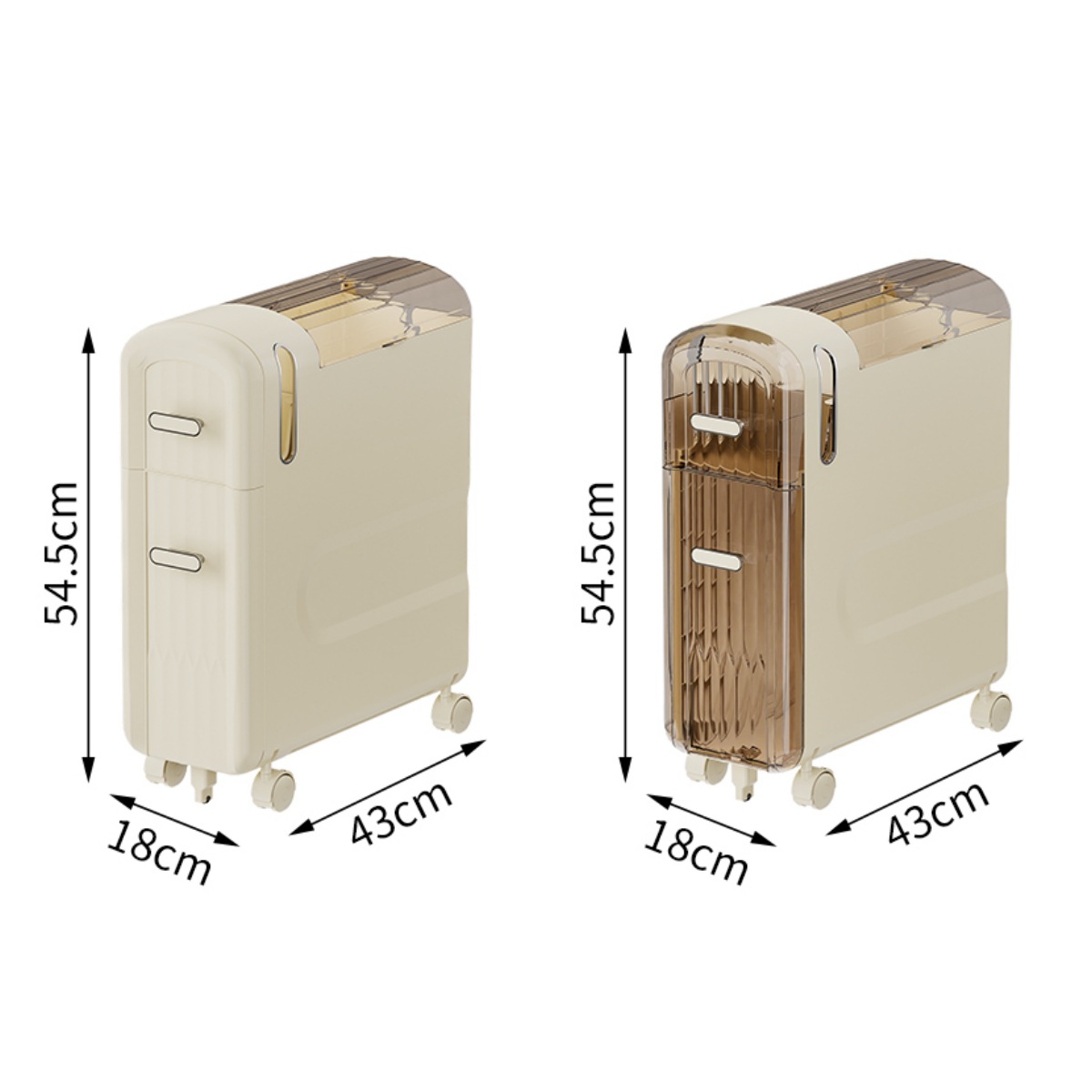 4段スリムローリングキャビネット、バスルーム、ランドリー、キ - Kitchen Baking Paper Holder のレビューと価格