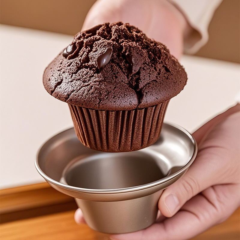 マッシュルームマフィンベーキングカップ 再利用可能なノンステ - Muffin Tin Nonstick のレビューと価格
