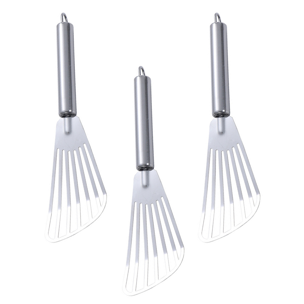 3 個ステンレス鋼スパチュラステーキフライ魚用スロット付きタ - Kitchen Baking Appliances のレビューと価格