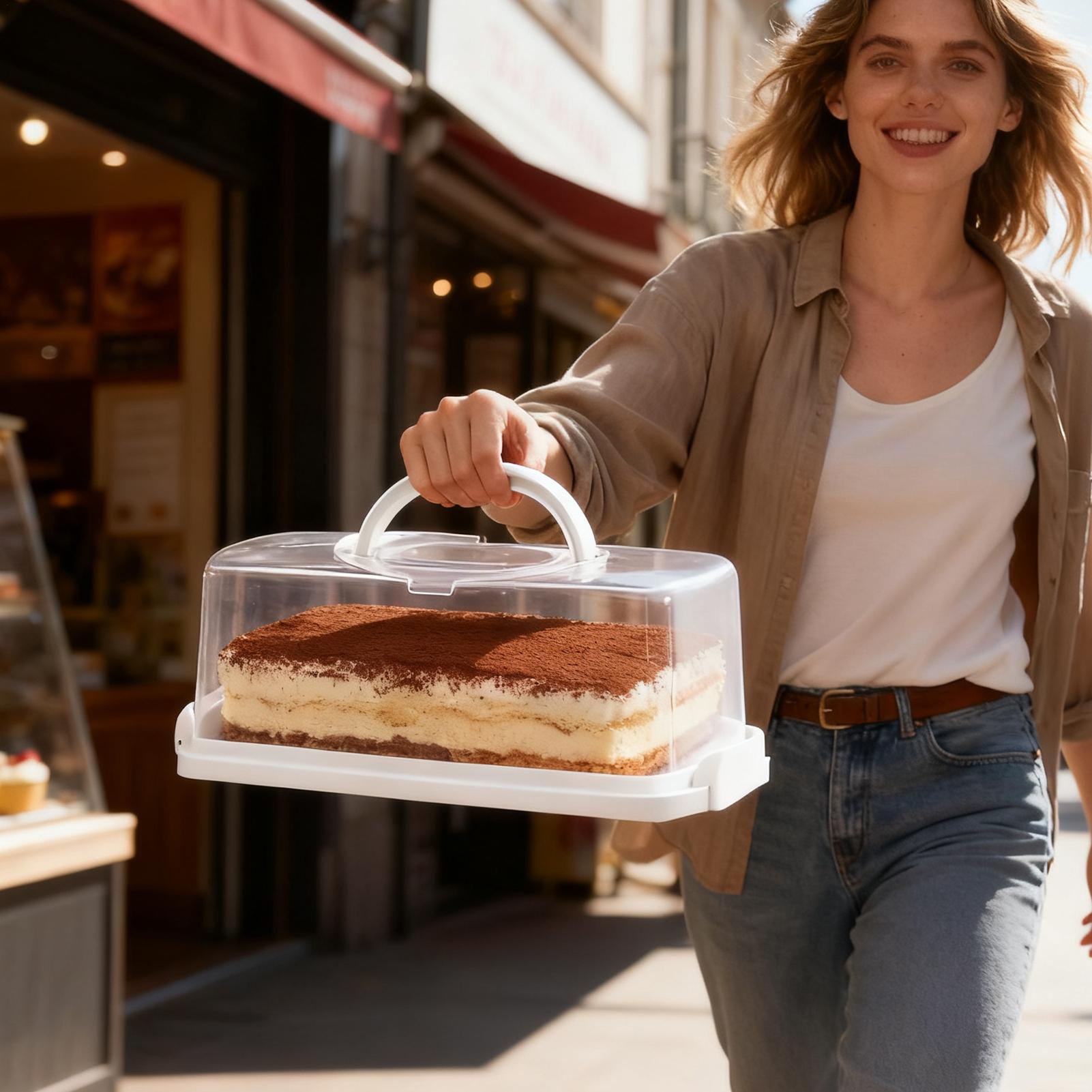 パン容器長方形トーストディスプレイケースパンボックス、ビスケ - Kitchen Baking Counter のレビューと価格