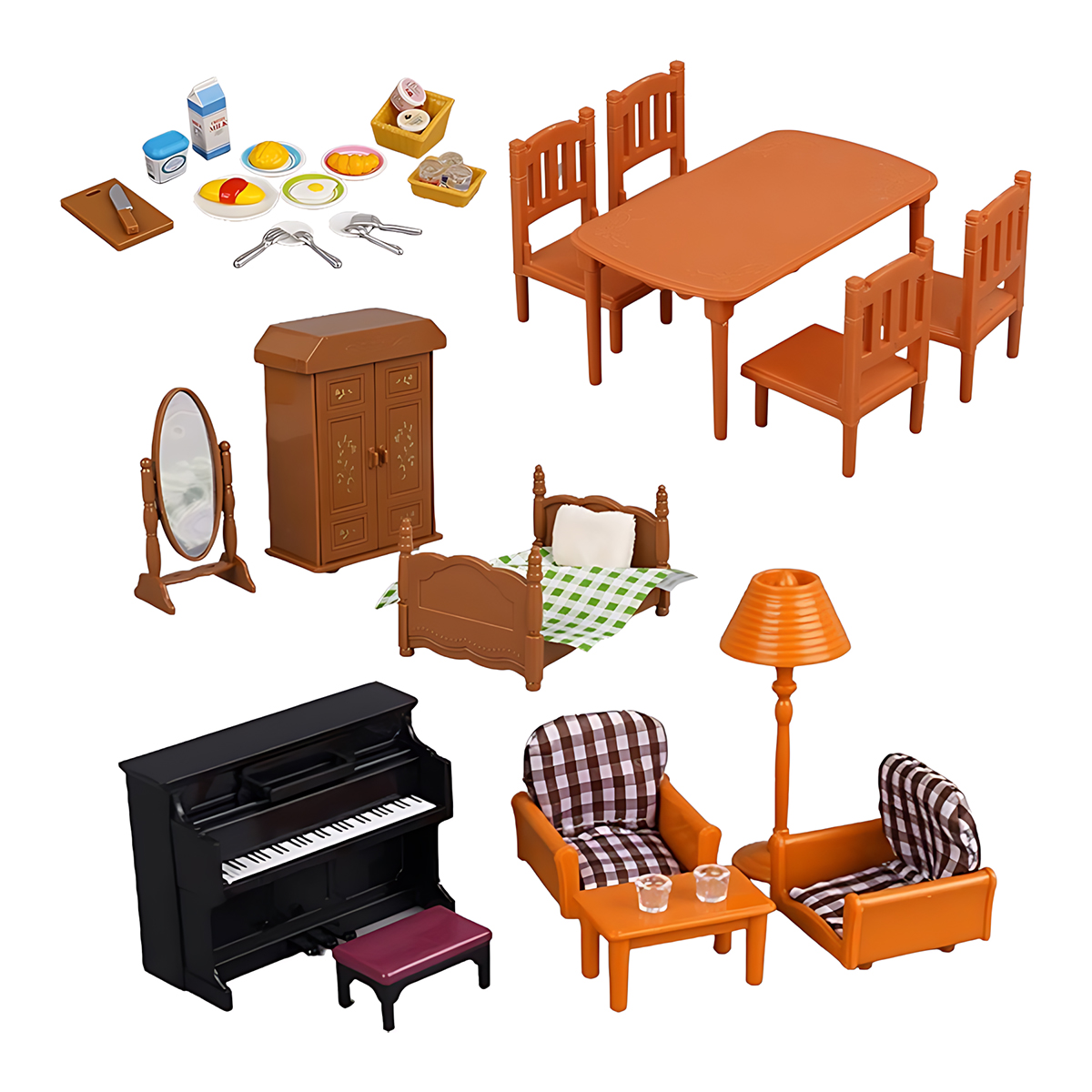 ミニチュア家具 1:12 ドールハウスキッチンリビングルーム - Kitchen Up のレビューと価格