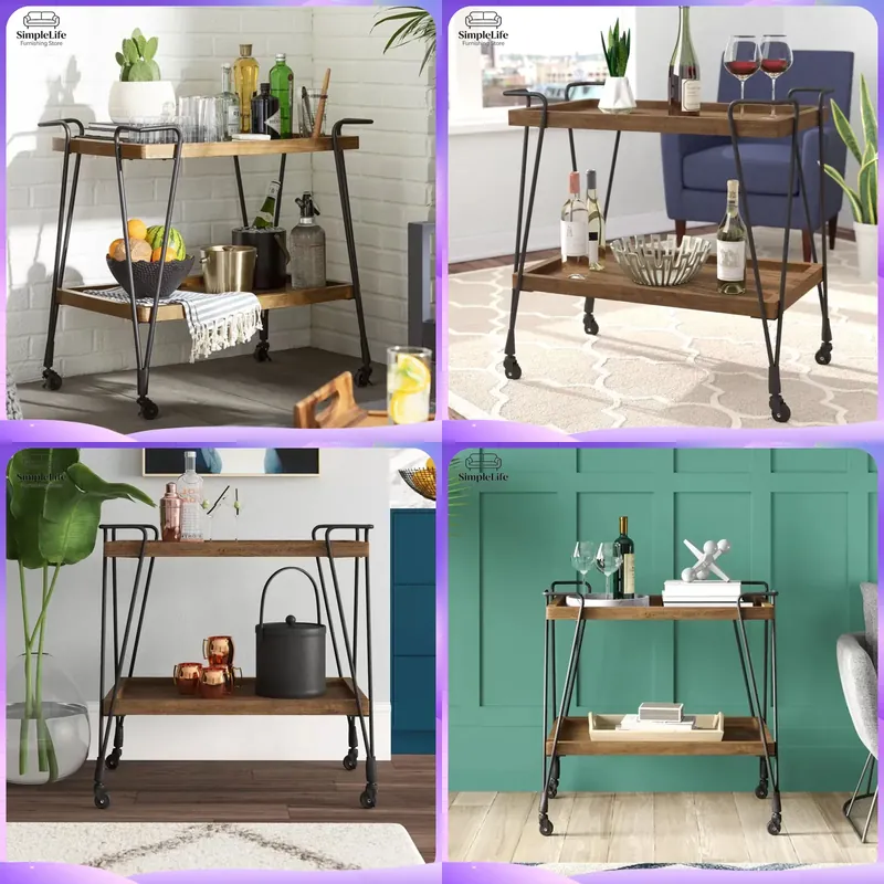 キッチンカート、ホイール付きローリングカート、調理、ベーキン - Kitchen Baking Trolley のレビューと価格